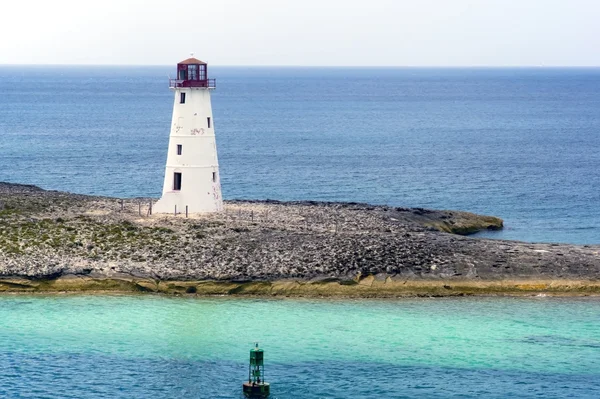 Faro y boya — Foto de Stock