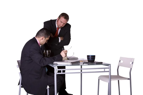 Businessmen Signing a Contract — Stock Photo, Image