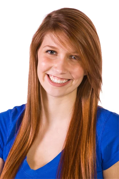 Close up on a Cute Girl Smiling — Stock Photo, Image