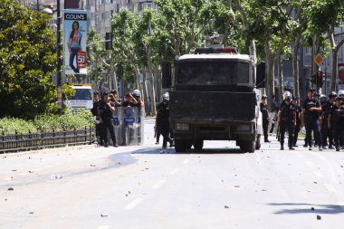 Istanbul - Haziran 1: Gezi Park genel protesto yönetim