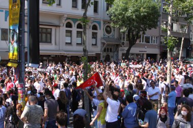 Istanbul - Haziran 1: Gezi Park genel protesto yönetim