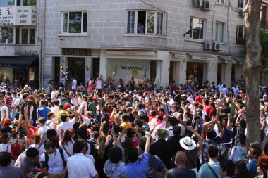 Istanbul - Haziran 1: Gezi Park genel protesto yönetim