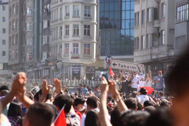 Istanbul - Haziran 1: Gezi Park genel protesto yönetim