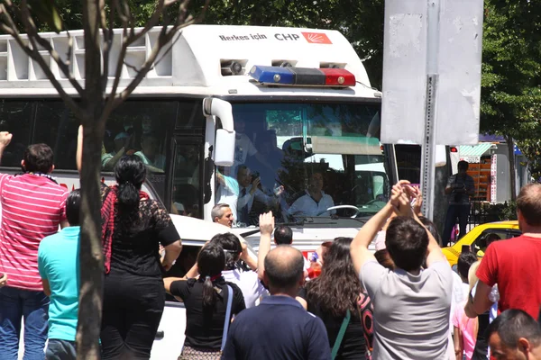 ISTANBUL - 1 GIUGNO: Gezi Park Protesta pubblica contro il governo — Foto Stock