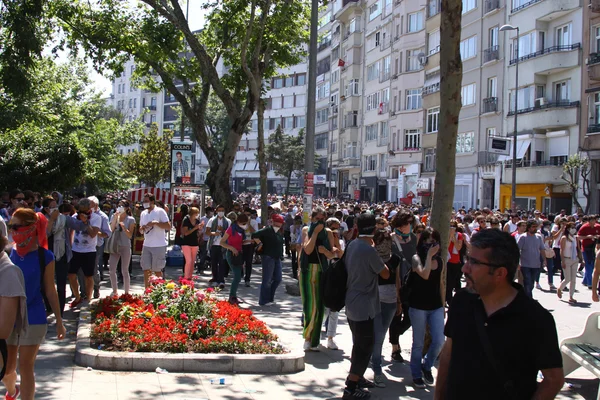 Istanbul - Haziran 1: Gezi Park genel protesto yönetim — Stok fotoğraf