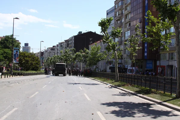 Istanbul - 1. června: Gezi Park veřejný Protest proti governme — Stock fotografie