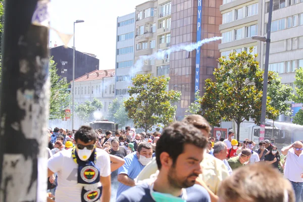 Istanbul - Haziran 1: Gezi Park genel protesto yönetim — Stok fotoğraf