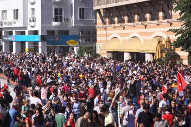 Istanbul - Haziran 1: Gezi Park genel protesto yönetim
