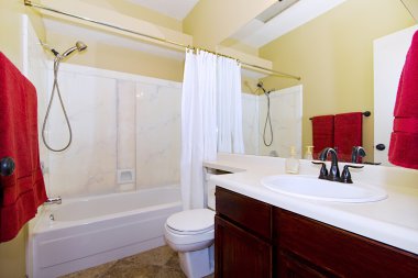 bir banyo iç resmi kapatmak