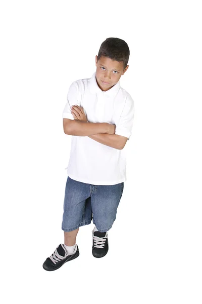 Handsome Casual Hispanic Boy — Stock Photo, Image