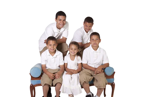 Brothers and Sister posing — Stock Photo, Image