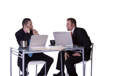 birlikte çalışan iş adamları