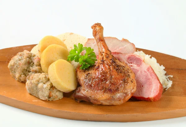 Traditional Czech cuisine — Stock Photo, Image