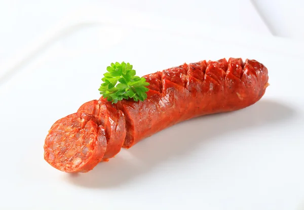 Dry spicy sausage — Stock Photo, Image