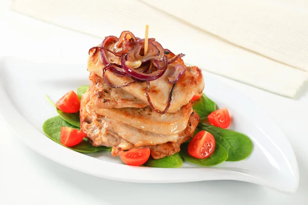 Schweineschnitzel — Stockfoto