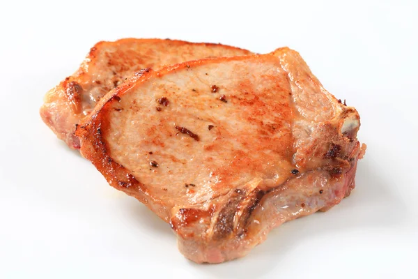 Pan-fried pork chop — Stock Photo, Image