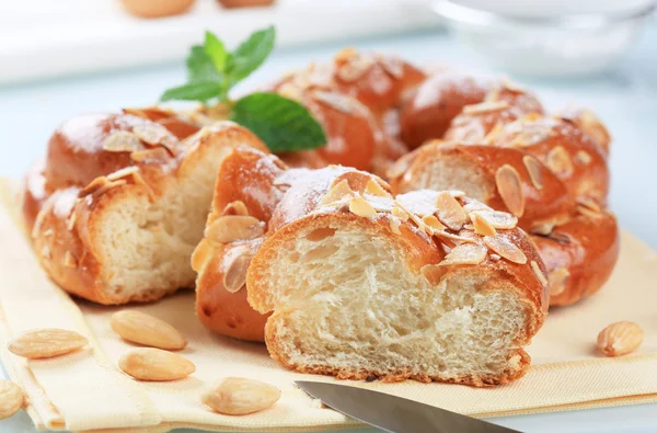 Süßes Flechtbrot — Stockfoto