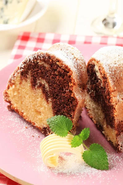 Marble cake — Stock Photo, Image