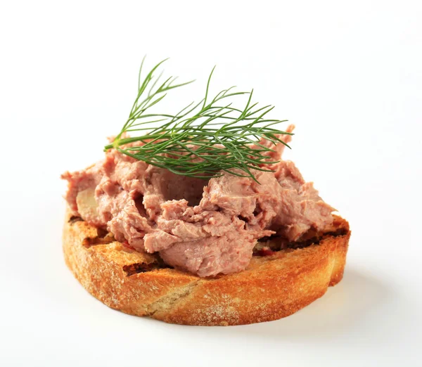 Toasted bread and pate — Stock Photo © ajafoto 6542866