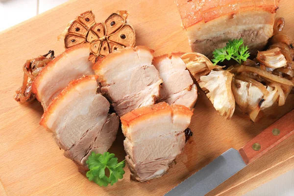 Geroosterd varkensvlees belly — Stockfoto