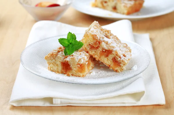 Torta di briciole di mela — Foto Stock