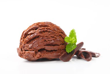 çikolatalı dondurma.