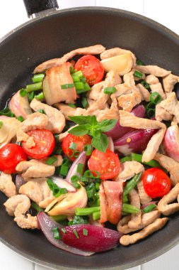 tavuk sebze stir fry