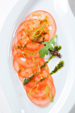 domates carpaccio