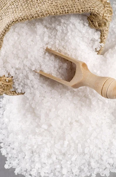 Mořská sůl v pytli — Stock fotografie
