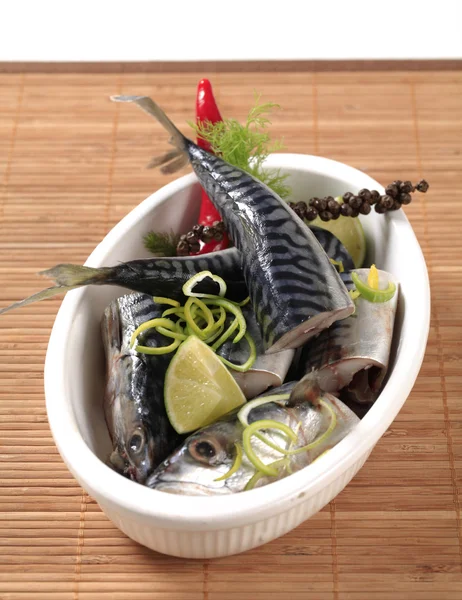 Syrové makrela — Stock fotografie