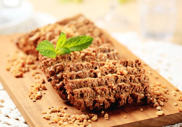 Galletas de frutos secos y semillas — Foto de Stock