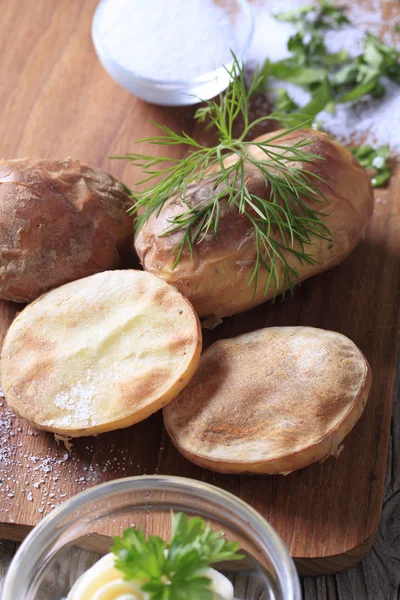 Batatas assadas — Fotografia de Stock