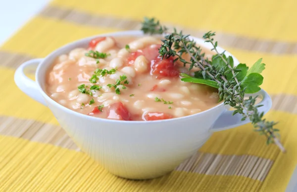 Guisado de feijão branco — Fotografia de Stock