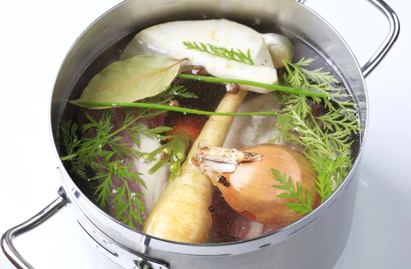 Preparação de sopa — Fotografia de Stock