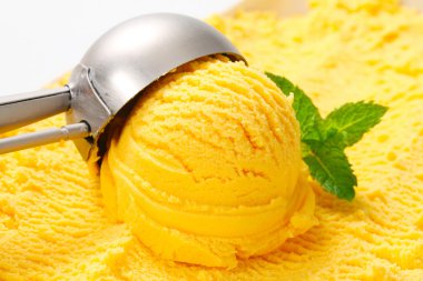 Yellow ice cream clipart