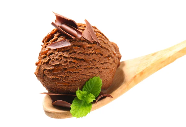 Çikolatalı dondurma. — Stok fotoğraf