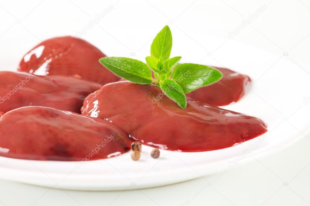 Raw chicken liver