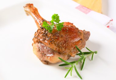 Roast duck leg
