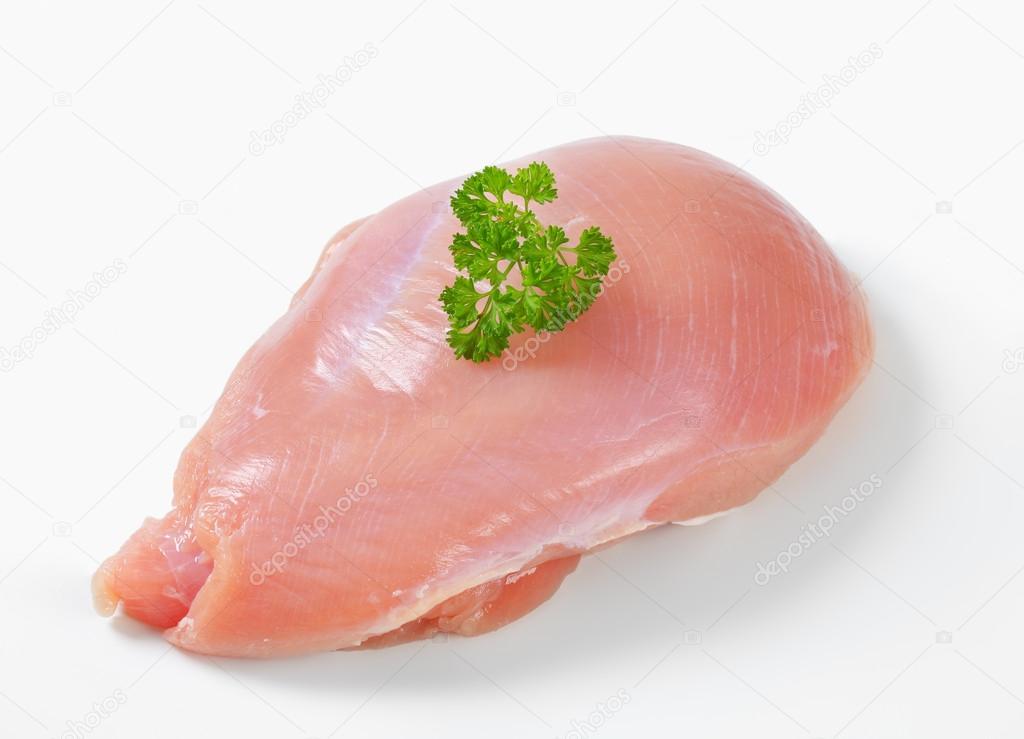 Raw turkey breast