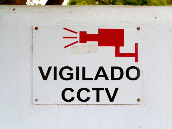 Signo de CCTV —  Fotos de Stock