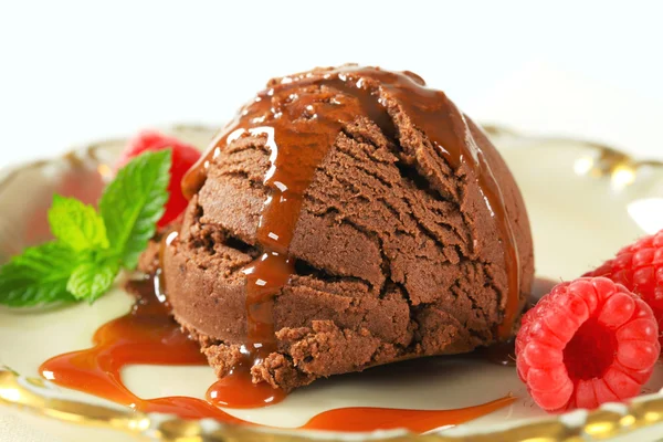 Helado de chocolate — Foto de Stock