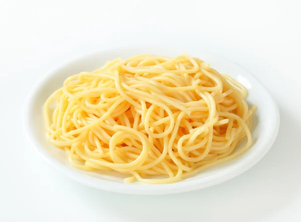 Gekookte spaghetti — Stockfoto