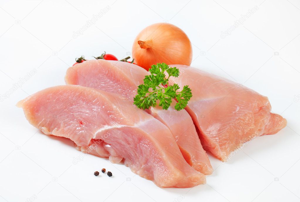 Raw turkey breast Stock Photo by ©ajafoto 22194123