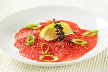 sığır carpaccio