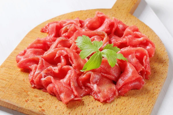 Carpaccio de carne de bovino — Fotografia de Stock