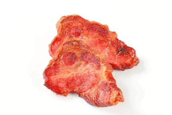 Smoked pork neck — Stock Photo, Image