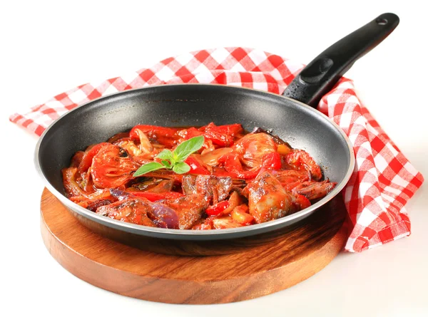 Liver stir fry — Stock Photo, Image