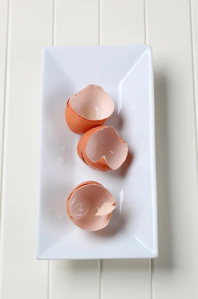 Порожній яєчна шкаралупа — стокове фото