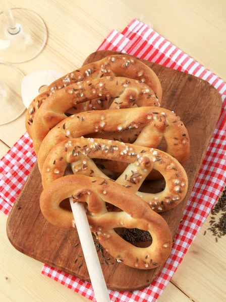 Σπιτικό pretzels — Φωτογραφία Αρχείου