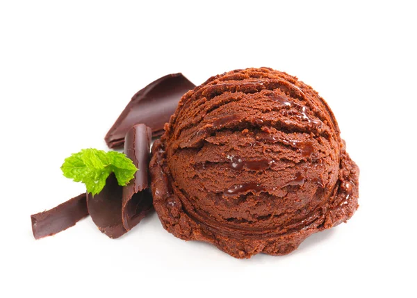 Chocolate ice cream — Stock Photo, Image